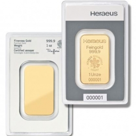Heraeus Goldbarren 31,1 g g�nstig kaufen