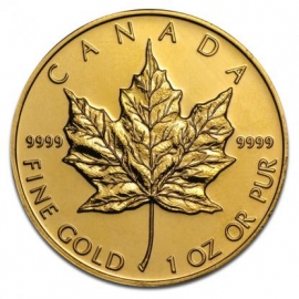 1 Unze Goldm�nze Maple Leaf