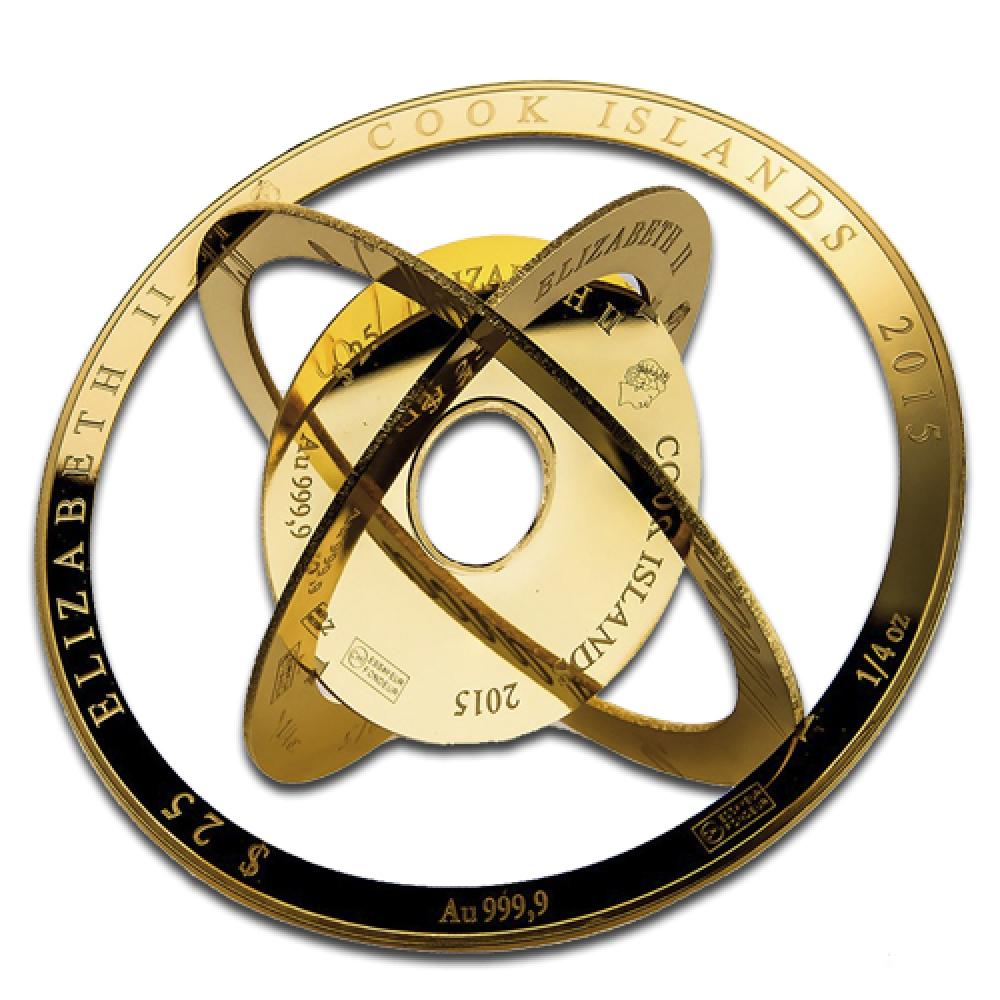 1 Unze Goldm�nze Cook Islands Armillary