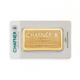 100 g Goldbarren C. Hafner