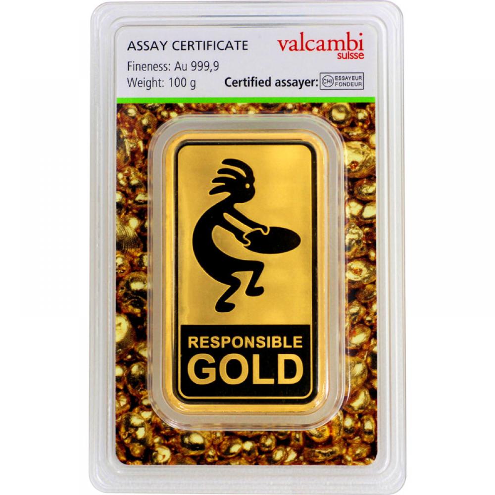 100g Goldbarren Responsible-Gold