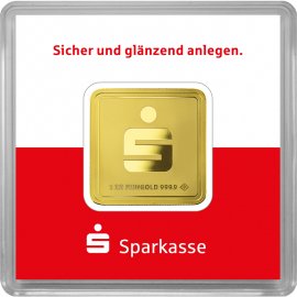 Sparkasse 1oz Unze Goldbarren 999,9