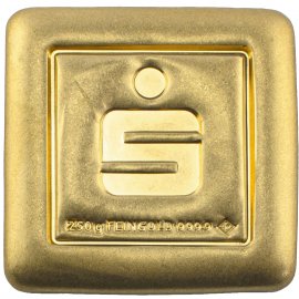 Sparkasse 250g Goldbarren 999,9