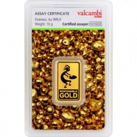 10g Goldbarren - Valcambi, 999.9 Feinheit