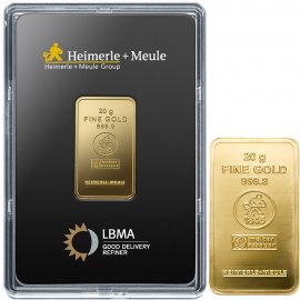 20g Goldbarren Heimerle + Meule: Investition