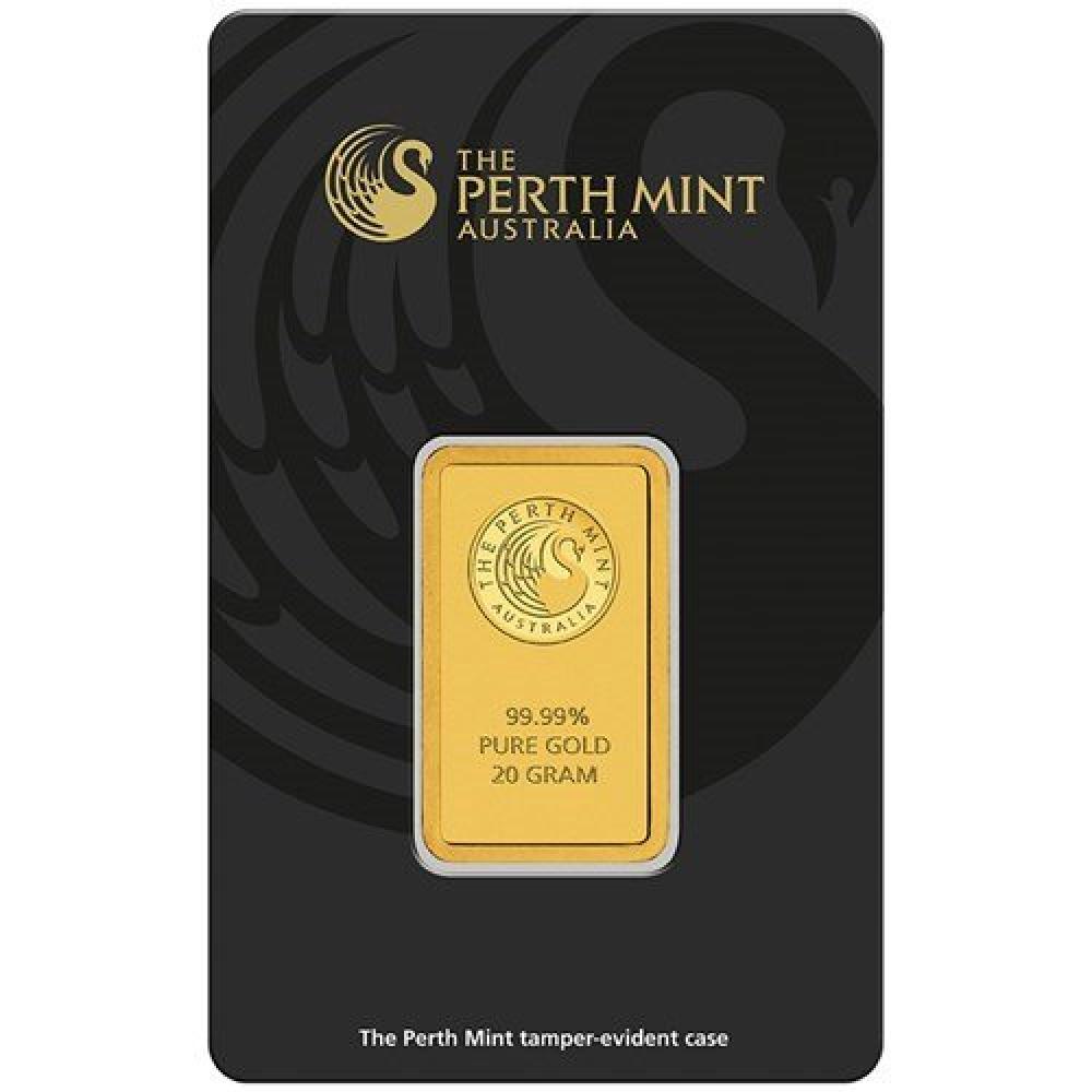 20 Gramm Goldbarren Perth Mint K�nguru