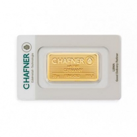 20 g Goldbarren C. Hafner
