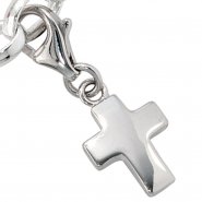 JOBO Einh�nger Charm Kreuz 925 Sterling Silber rhodiniert