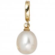 JOBO Einh�nger Anh�nger 585 Gold Gelbgold 1 S��wasser Perle Perlenanh�nger