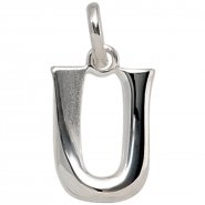 JOBO Anh�nger Buchstabe U 925 Sterling Silber matt Buchstabenanh�nger