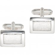 JOBO Manschettenkn�pfe 925 Sterling Silber eismatt