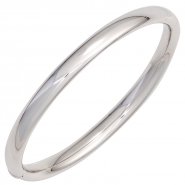 JOBO Armreif Armband oval 925 Sterling Silber Silberarmreif Kastenschloss