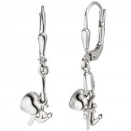 JOBO Kinder Ohrh�nger Glaube Liebe Hoffnung 925 Sterling Silber Kinderohrringe