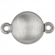JOBO Magnet-Schlie�e 925 Sterling Silber matt mattiert Verschluss f�r Perlenkette