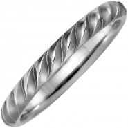 JOBO Partner Ring aus Titan teil matt Partnerring TItanring