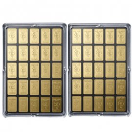 50 x 1 g Goldbarren UnityBar von Heimerle