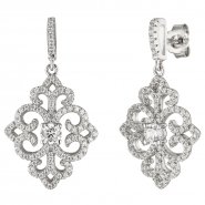 JOBO Ohrh�nger 925 Sterling Silber 178 Zirkonia Ohrringe