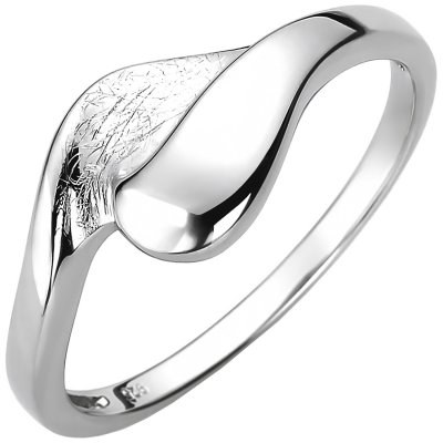 JOBO Damen eismatt Silber 925 Silberring Sterling Ring