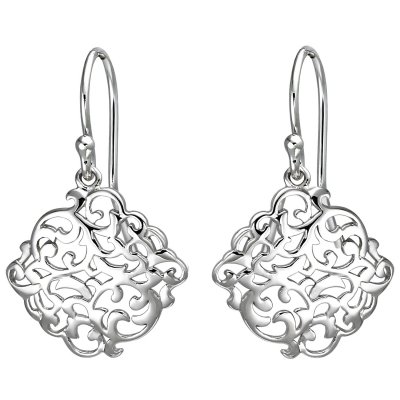 2x 925er Sterlingsilber Ohrhaken Mit 4mm Weißen CZ – Franz. Haken AAA-Qualität, Nickel- & Bleifrei