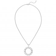 JOBO Collier Halskette Edelstahl 46 cm Kette