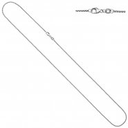 JOBO Doppel-Ankerkette 950 Platin 0,9 mm 45 cm Karabiner