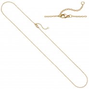 JOBO Weit-Ankerkette 750 Gold Gelbgold 1,5 mm 45 cm Kette Halskette Goldkette