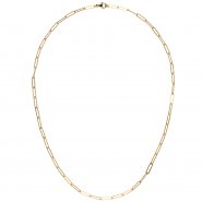 JOBO Halskette 750 Gold Gelbgold 45 cm Kette Goldkette Karabiner
