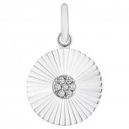 JOBO Anh�nger Sonne 925 Sterling Silber 7 Zirkonia