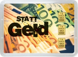 Gold statt Geld - 3g Geschenkbarren