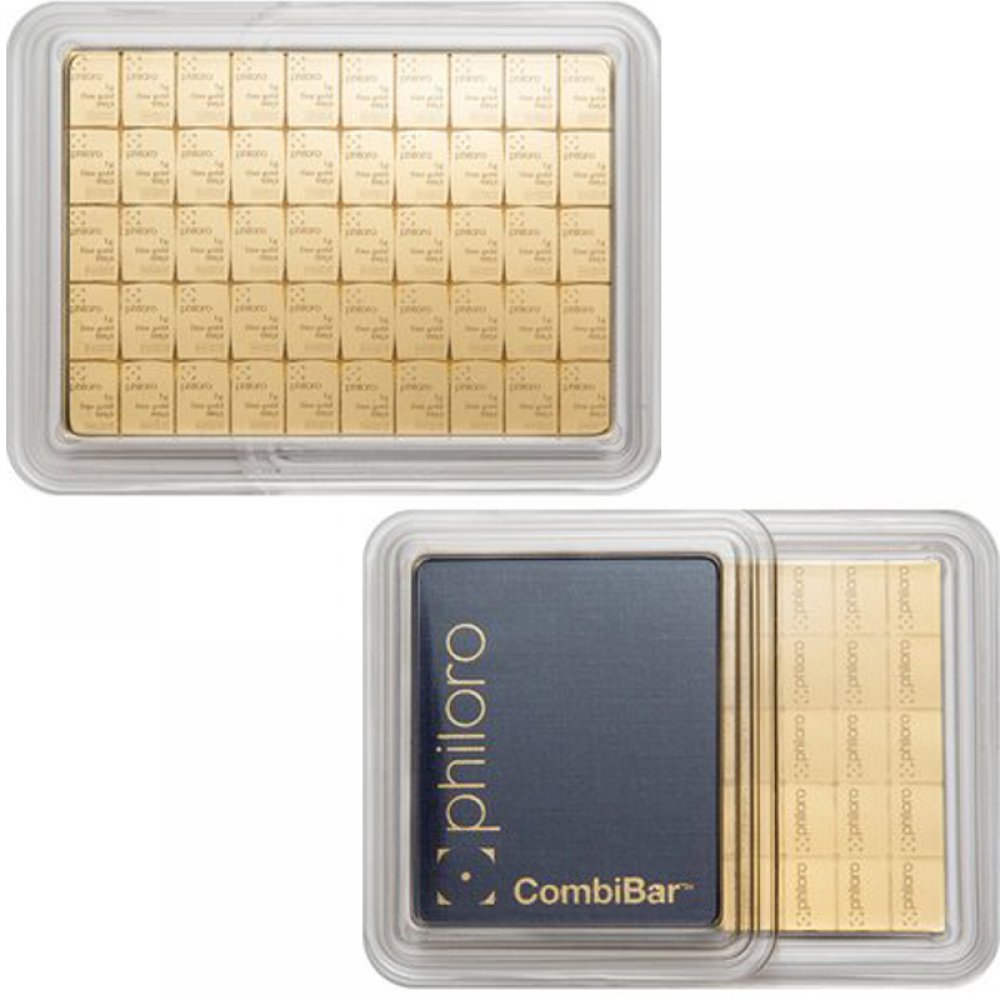 Combibar Goldbarren 50x1 g Combibar - philoro Gold