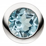 Anh�nger Silber mit Blautopas 925