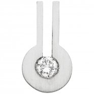 JOBO Anh�nger 950 Platin matt 1 Diamant Brillant 0,10ct.