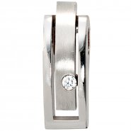 JOBO Anh�nger 950 Platin matt 1 Diamant Brillant 0,10ct. Platinanh�nger