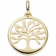 JOBO Anh�nger Baum 585 Gold Gelbgold