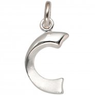 JOBO Anh�nger Buchstabe C 925 Sterling Silber matt Buchstabenanh�nger