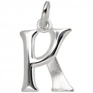 JOBO Anh�nger Buchstabe K 925 Sterling Silber matt Buchstabenanh�nger