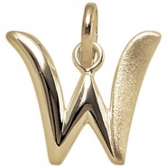 JOBO Anh�nger Buchstabe W 375 Gold Gelbgold Buchstabenanh�nger