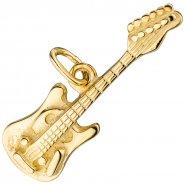 JOBO Anh�nger Gitarre 925 Sterling Silber gold vergoldet