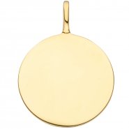JOBO Anh�nger Gravur Gravurplatte 925 Sterling Silber gold vergoldet