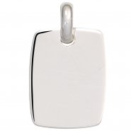 JOBO Anh�nger Gravur Gravurplatte 925 Sterling Silber rhodiniert