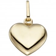 JOBO Anh�nger Herz 925 Sterling Silber gold vergoldet Herzanh�nger