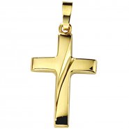 JOBO Anh�nger Kreuz 333 Gold Gelbgold Kreuzanh�nger Goldkreuz