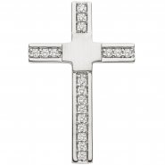 JOBO Kreuzanh�nger 925 Silber mit Zirkonia