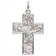 JOBO Kreuzanh�nger 925 Silber, mattiert