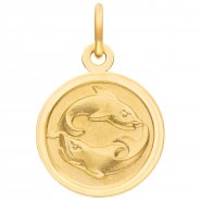 JOBO Anh�nger Fisch 333 Gold, rund