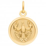 JOBO Krebs Anh�nger 333 Gold rund