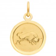 Stier-Anh�nger 333 Gold Gelbgold