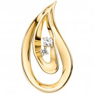 JOBO Anh�nger Tropfen 585 Gold & Diamanten