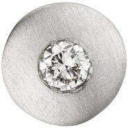 JOBO Anh�nger rund 950 Platin matt 1 Diamant Brillant 0,25ct. Platinanh�nger
