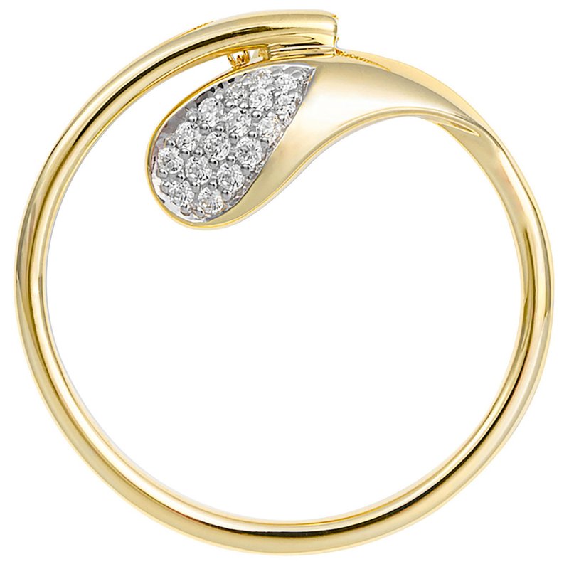 JOBO Anh�nger 585 Gold Gelbgold 16 Diamanten Brillanten